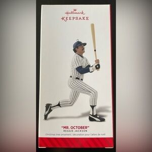 NWT - 2014 Hallmark Keepsake Ornament - “Mr. October” Reggie Jackson